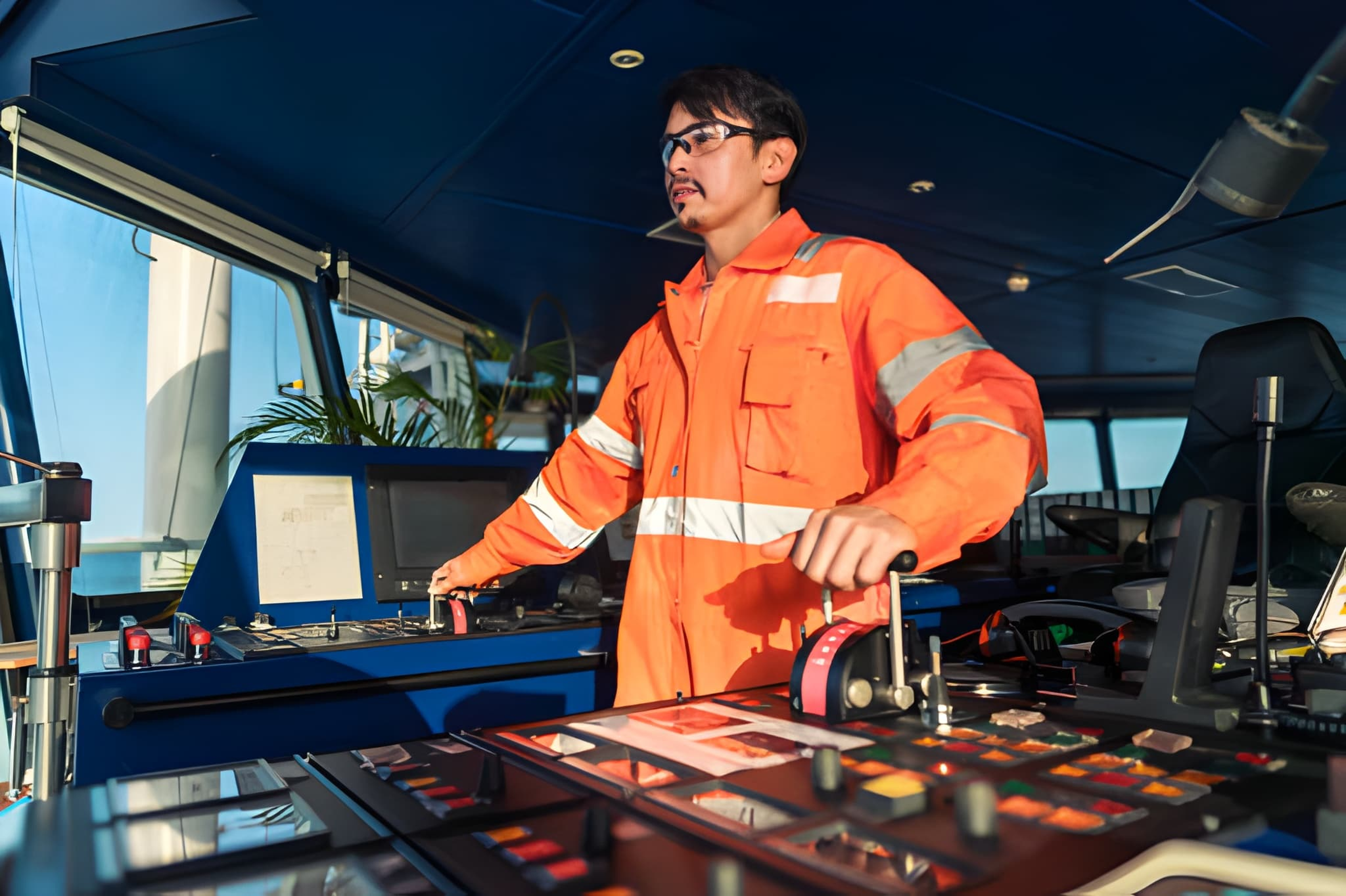 Trained crew and vessel operation support